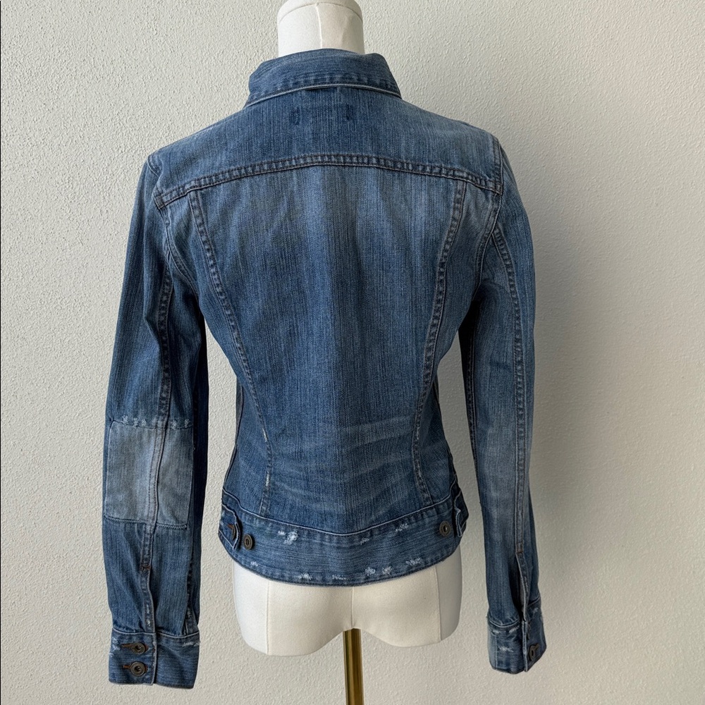 Vintage Lucky Brand denim Jean Jacket, S, women’s distressed - Picture 12 of 12